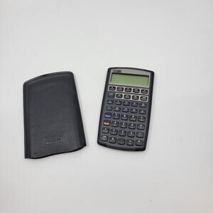 HP Hewlett Packard HP 10bII Financial Calculator With Batteries and Case